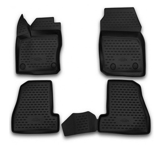 ΠΑΤΑΚΙΑ ΣΕ ΣΚΑΦΗ TPE ΛΑΣΤΙΧΟ ΓΙΑ FORD FOCUS III 2011-2019  ΣΕ ΜΑΥΡΟ ΧΡΩΜΑ NOVLINE - 4 ΤΕΜ.
