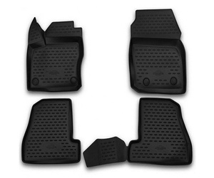 ΠΑΤΑΚΙΑ ΣΕ ΣΚΑΦΗ TPE ΛΑΣΤΙΧΟ ΓΙΑ FORD FOCUS III 2011-2019  ΣΕ ΜΑΥΡΟ ΧΡΩΜΑ NOVLINE - 4 ΤΕΜ.