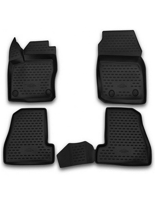 ΠΑΤΑΚΙΑ ΣΕ ΣΚΑΦΗ TPE ΛΑΣΤΙΧΟ ΓΙΑ FORD FOCUS III 2011-2019  ΣΕ ΜΑΥΡΟ ΧΡΩΜΑ NOVLINE - 4 ΤΕΜ.