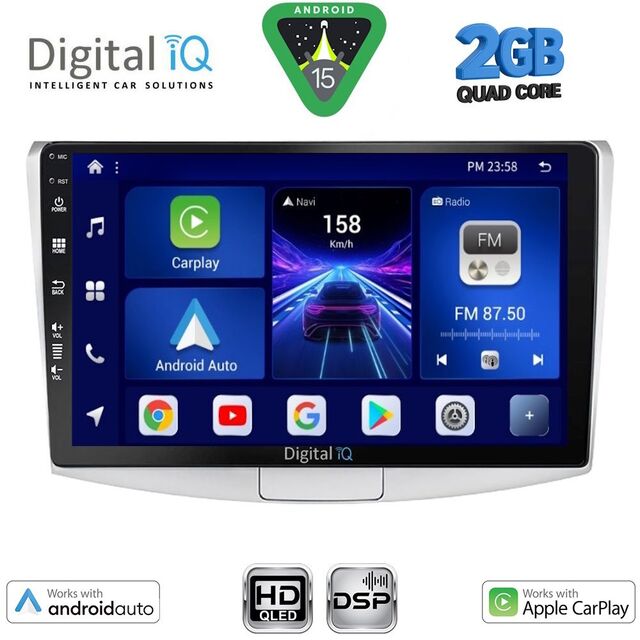 DIGITAL IQ BXC 3764_CPAA (10inc) MULTIMEDIA TABLET for VW PASSAT mod. 2010-2015