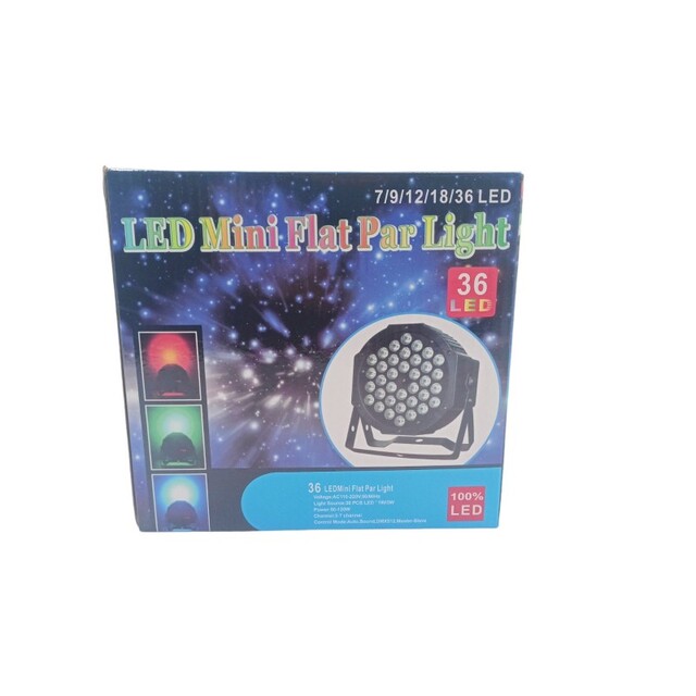ΦΩΤΟΡΥΘΜΙΚΟ LED MINI FLAT PAR LIGHT 36LED KY-80008