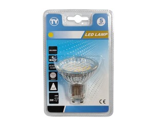 LED ΛΑΜΠΑ 5W ΘΕΡΜΟ ΦΩΣ GU10 LED-04836