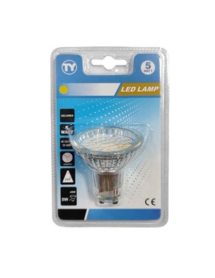 LED ΛΑΜΠΑ 5W ΘΕΡΜΟ ΦΩΣ GU10 LED-04836