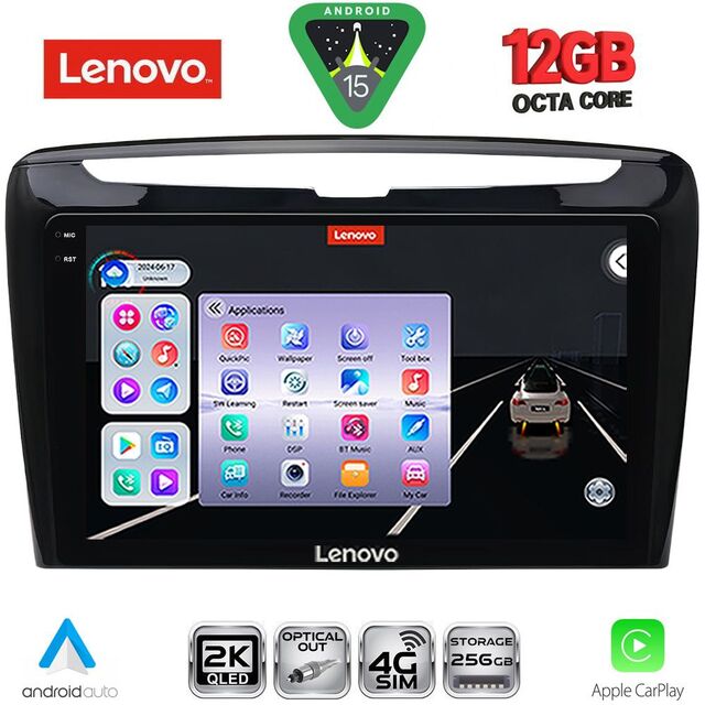 LENOVO SSZ 12334_CPA (9inc) MULTIMEDIA TABLET for LANCIA YPSILON mod. 2011+