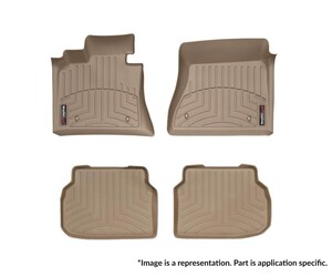 WeatherTech – Προστατευτικά Πατάκια Λάστιχο για Mercedes-Benz C-Class (W203) 05/2000 > 01/2007 4πορτο / Sedan για κορυφαία προστασία εσωτερικού με ανθεκτική κατασκευή παντός καιρού – 1 Σετ (45264-1-2/OTO)