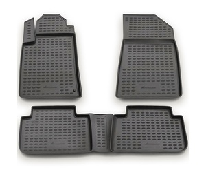 ΠΑΤΑΚΙΑ ΣΕ ΣΚΑΦΗ TPE ΛΑΣΤΙΧΟ ΓΙΑ CITROEN C5 03/2001-04/2008  ΣΕ ΑΝΘΡΑΚΙ ΣΚΟΥΡΟ ΓΚΡΙ ΧΡΩΜΑ NOVLINE - 4 ΤΕΜ.