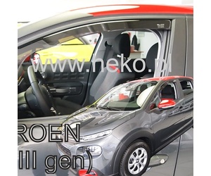 ΑΝΕΜΟΘΡΑΥΣΤΕΣ ΓΙΑ CITROEN C3 3 5D 2017+ ΖΕΥΓΑΡΙ ΑΠΟ ΕΥΚΑΜΠΤΟ ΦΙΜΕ ΠΛΑΣΤΙΚΟ HEKO - 2 ΤΕΜ.