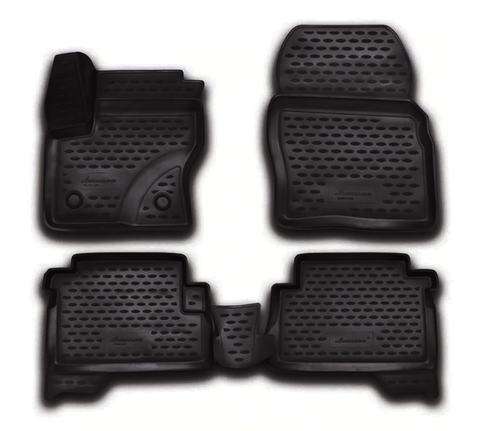 ΠΑΤΑΚΙΑ ΣΕ ΣΚΑΦΗ TPE ΛΑΣΤΙΧΟ ΓΙΑ FORD KUGA 5D 2013-2019  ΣΕ ΜΑΥΡΟ ΧΡΩΜΑ NOVLINE - 4 ΤΕΜ.