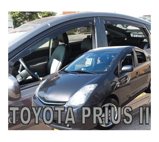 ΑΝΕΜΟΘΡΑΥΣΤΕΣ ΓΙΑ TOYOTA PRIUS 2003-2009 ΣΕΤ ΑΥΤΟΚΙΝΗΤΟΥ ΑΠΟ ΕΥΚΑΜΠΤΟ ΦΙΜΕ ΠΛΑΣΤΙΚΟ HEKO - 4 ΤΕΜ.