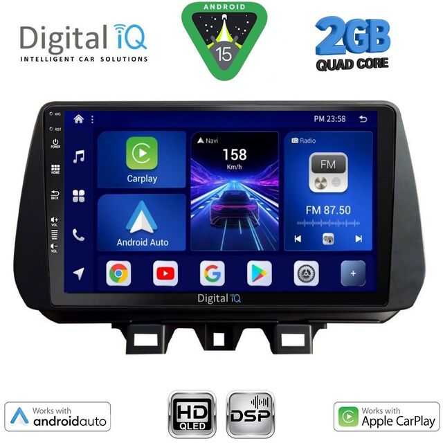 DIGITAL IQ BXC 3244_CPAA (9inc) MULTIMEDIA TABLET for HYUNDAI TUCSON mod. 2019-2023