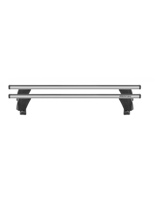 ΜΠΑΡΕΣ ΟΡΟΦΗΣ ΑΛΟΥΜΙΝΙΟΥ DELTA M SILVER 123 cm ROOF RACK ΣΕΤ ΣΕ ΑΣΗΜΙ ΧΡΩΜΑ ΜΕ ΠΡΟΣΤΑΤΕΥΤΙΚΑ ΚΑΠΑΚΙΑ ΑΚΡΩΝ ΓΙΑ ΑΠΛΗ ΟΡΟΦΗ MENABO - 2 ΤΕΜ.