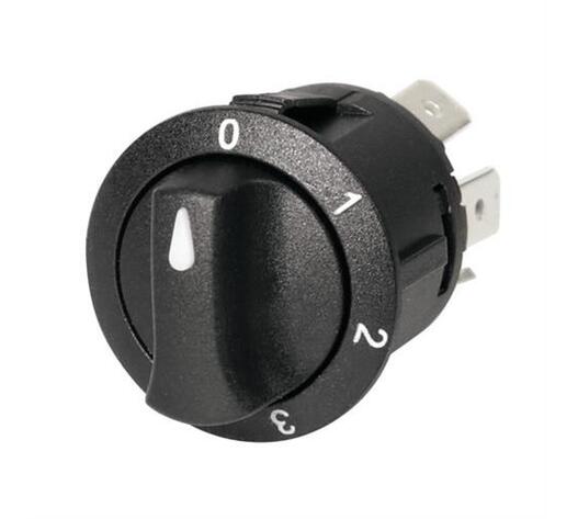 ΔΙΑΚΟΠΤΗΣ 4 ΘΕΣΕΩΝ 12/24V 10A ΣΤΡΟΓΓΥΛΟΣ 23mm