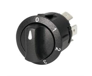 ΔΙΑΚΟΠΤΗΣ 4 ΘΕΣΕΩΝ 12/24V 10A ΣΤΡΟΓΓΥΛΟΣ 23mm