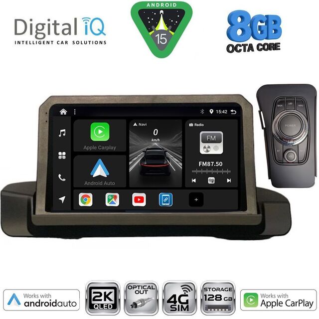 DIGITAL IQ BXK 20044_CPAA (9inc) MULTIMEDIA TABLET for BMW S.3 (E90-91-92) mod. 2005-2012