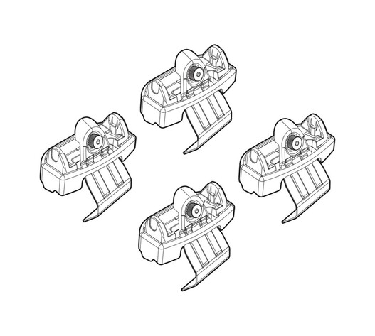 ΑΚΡΑ ΓΙΑ ΜΠΑΡΕΣ NORDRIVE ΓΙΑ VOLVO S60 4D 04/19+ KIT