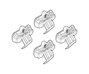 ΑΚΡΑ ΓΙΑ ΜΠΑΡΕΣ NORDRIVE ΓΙΑ VOLVO S60 4D 04/19+ KIT