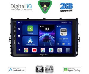 DIGITAL IQ BXC 3758_CPAA (9inc) MULTIMEDIA TABLET for VW POLO – TROC – TCROSS mod. 2017-2026