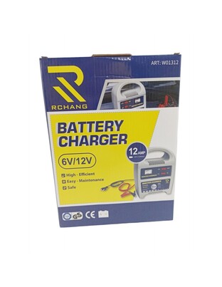 RCHANG ΦΟΡΤΙΣΤΗΣ ΜΠΑΤΑΡΙΑΣ ΑΥΤΟΚΙΝΗΤΟΥ 12AMP 6/12V W01312
