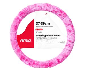 Amio - ΚΑΛΥΜΜΑ ΤΙΜΟΝΙΟΥ ΓΟΥΝΙΝΟ/ΧΝΟΥΔΩΤΟ (M) 37-39cm SWC-54-M ΣΕ ΡΟΖΧΡΩΜΑ - 1 Τεμ. (03567/AM)