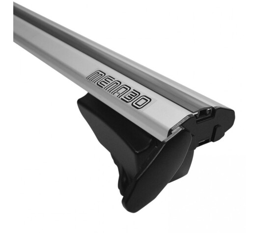 MENABO ΜΠΑΡΕΣ ΟΡΟΦΗΣ ΑΛΟΥΜΙΝΙΟΥ LINCE XL SILVER 135 cm ΣΕ ΑΣΗΜΙ ΧΡΩΜΑ ΓΙΑ Opel Zafira (B) 5 doors 2008>2012 ΜΕ FLUSH RAILS - 2 ΤΕΜ (8880/MB)