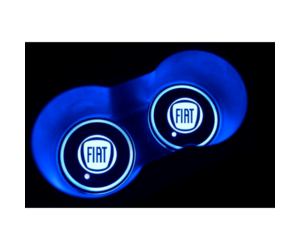 Φωτιζόμενο σουβέρ ποτηροθήκης με logo Fiat - 1 τεμάχιο