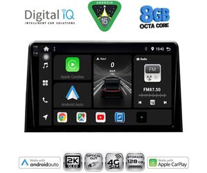 DIGITAL IQ BXK 20082_CPAA (10inc) MULTIMEDIA TABLET for CITROEN BERLINGO – OPEL COMBO – PEUGEOT PARTNER – TOYOTA PROACE mod. 2018-2026 - FIAT DOBLO mod. 2022-2026