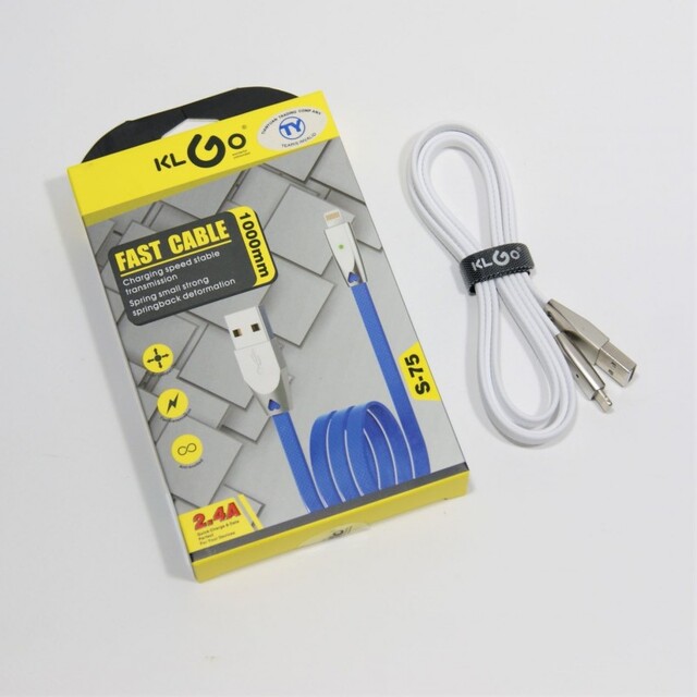 LIGHTING ΚΑΛΩΔΙΟ USB 2.4A ΦΟΡΤΙΣΗΣ ΚΑΙ ΜΕΤΑΦΟΡΑΣ ΔΕΔΟΜΕΝΩΝ KLGO PH-S-75
