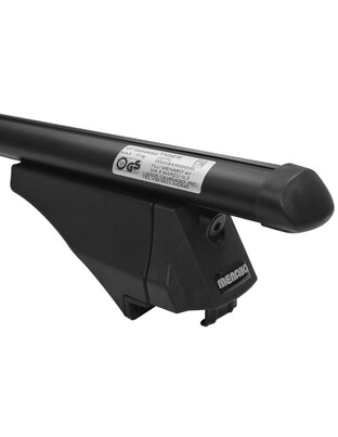 MENABO ΜΠΑΡΕΣ ΟΡΟΦΗΣ ΑΛΟΥΜΙΝΙΟΥ TIGER BLACK 118.5 cm ΣΕ ΜΑΥΡΟ ΧΡΩΜΑ ΓΙΑ Peugeot 4008 5 doors 2013> ΜΕ FLUSH ή RAISED RAILS - 2 ΤΕΜ. (8590/MB)