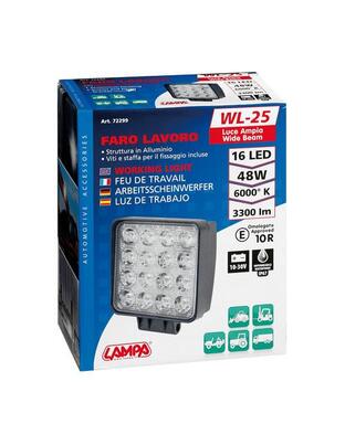 ΠΡΟΒΟΛΕΑΣ ΕΡΓΑΣΙΑΣ  WL-25 16LED 48W 3300lm 10-30V (108x128x58mm) ΦΩΣ ΔΙΑΘΛΑΣΗΣ -1ΤΕΜ.