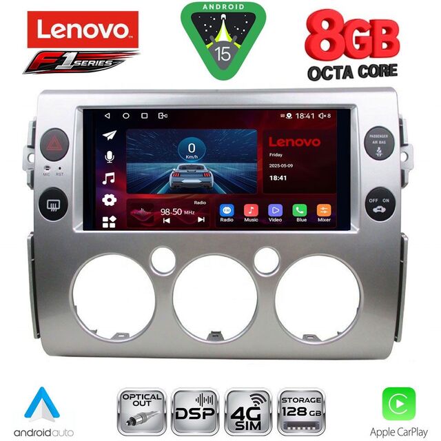 LENOVO SSR 10717_CPA (9inc) MULTIMEDIA TABLET for TOYOTA FJ CRUISER mod. 2007-2022