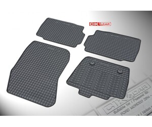 Cik - ΠΑΤΑΚΙΑ ΑΥΤΟΚΙΝΗΤΟΥ ΑΠΟ ΛΑΣΤΙΧΟ ΓΙΑ FORD MONDEO 2014+ (ΜΕ ΚΟΥΜΠΩΜΑΤΑ) - 4 ΤΕΜ. (RM.FO.0014/CK)