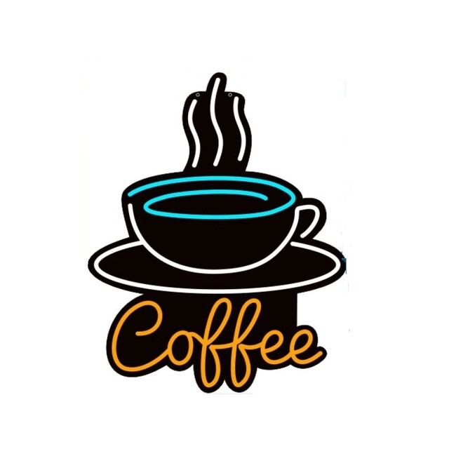 ΦΩΤΕΙΝΗ ΕΠΙΓΡΑΦΗ NEON "COFFEE" 45x35cm FL-03128