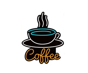 ΦΩΤΕΙΝΗ ΕΠΙΓΡΑΦΗ NEON "COFFEE" 45x35cm FL-03128