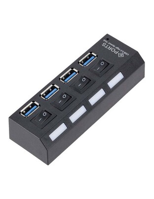 USB HUB 4 ΘΥΡΕΣ ΜΕ ΚΟΥΜΠΙΑ ON/OFF CY-03015