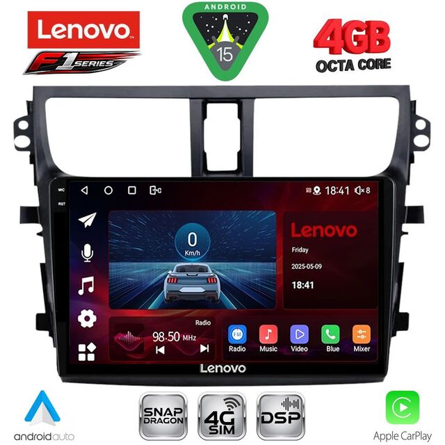LENOVO SSQ 9674_CPA (9inc) MULTIMEDIA TABLET for SUZUKI CELERIO mod. 2015-2021