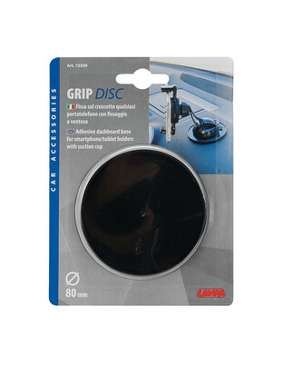 ΒΑΣΗ/ΠΛΑΤΦΟΡΜΑ ΣΤΡΟΓΓΥΛΗ ΤΑΜΠΛΩ GRIP DISK ΥΠΟΔΟΧΗ ΓΙΑ ΒΕΝΤΟΥΖΑ ΑΥΤΟΚΟΛΛΗΤΗ 80mm ΓΙΑ ΣΑΓΡΕ ΕΠΙΦΑΝΕΙΕΣ