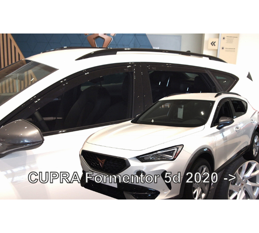 ΑΝΕΜΟΘΡΑΥΣΤΕΣ ΓΙΑ CUPRA FORMENTOR 5D 2020+  ΣΕΤ ΑΥΤΟΚΙΝΗΤΟΥ ΑΠΟ ΕΥΚΑΜΠΤΟ ΦΙΜΕ ΠΛΑΣΤΙΚΟ HEKO - 4 ΤΕΜ.
