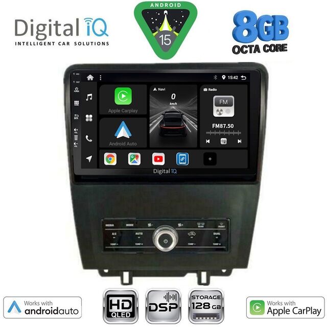 DIGITAL IQ BXF 18165_CPAA (10inc) MULTIMEDIA TABLET for FORD MUSTANG mod. 2010-2015