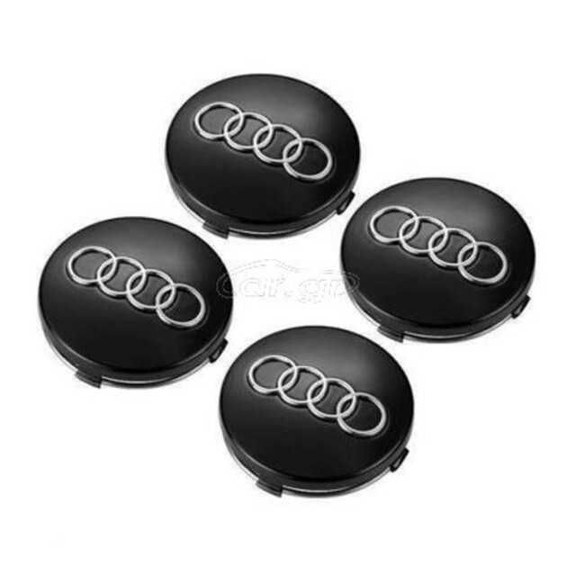 Τάπες για κέντρο ζάντας μαύρα - Audi