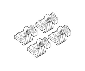 ΑΚΡΑ ΓΙΑ ΜΠΑΡΕΣ NORDRIVE ΓΙΑ TOYOTA AVENSIS 4D 05/03-03/09 KIT