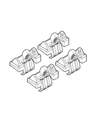 ΑΚΡΑ ΓΙΑ ΜΠΑΡΕΣ NORDRIVE ΓΙΑ TOYOTA AVENSIS 4D 05/03-03/09 KIT