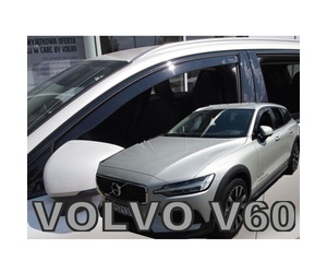 ΑΝΕΜΟΘΡΑΥΣΤΕΣ ΓΙΑ VOLVO S60 / V60 4D/5D 2018+ ΖΕΥΓΑΡΙ ΑΠΟ ΕΥΚΑΜΠΤΟ ΦΙΜΕ ΠΛΑΣΤΙΚΟ HEKO - 2 ΤΕΜ.