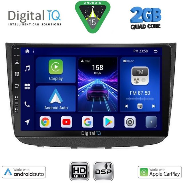 DIGITAL IQ BXC 3420_CPAA (10inc) MULTIMEDIA TABLET for MERCEDES VITO - VIANO (W639) mod. 2003-2007