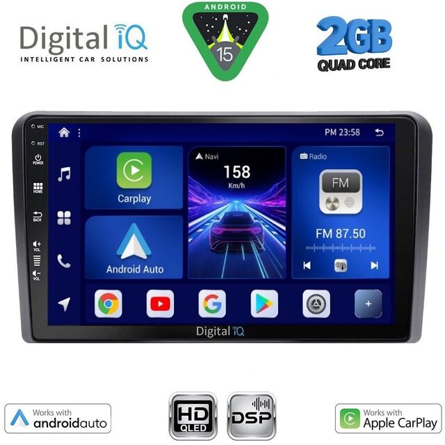 DIGITAL IQ BXC 3178H_CPAA (10inc) MULTIMEDIA TABLET for FORD TRANSIT CUSTOM | TOURNEO CUSTOM mod. 2019-2025 High Version