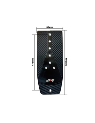 ΤΕΜΠΕΛΗΣ ΠΟΔΙΟΥ CARBON LOOK ΜΑΥΡΟ ΑΛΟΥΜΙΝΙΟΥ  SIMONI RACING - 1 TEM