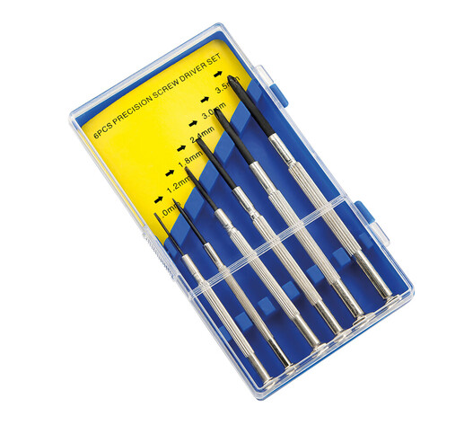 ΚΑΤΣΑΒΙΔΙΑ ΑΚΡΙΒΕΙΑΣ(+/-)  1,0/1,2/1,8/2,4/3,0/3,5mm ΣΕ ΚΑΣΕΤΙΝΑ ΠΛΑΣΤΙΚΗ LAMPA - ΣΕΤ 6 ΤΕΜΑΧΙΩΝ