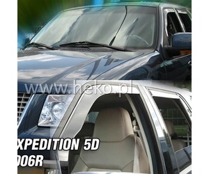 ΑΝΕΜΟΘΡΑΥΣΤΕΣ ΓΙΑ FORD EXPEDITION 5D 2003-2006 ΖΕΥΓΑΡΙ ΑΠΟ ΕΥΚΑΜΠΤΟ ΦΙΜΕ ΠΛΑΣΤΙΚΟ HEKO - 2 ΤΕΜ.