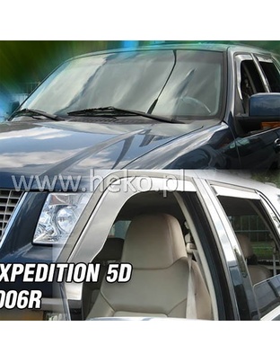 ΑΝΕΜΟΘΡΑΥΣΤΕΣ ΓΙΑ FORD EXPEDITION 5D 2003-2006 ΖΕΥΓΑΡΙ ΑΠΟ ΕΥΚΑΜΠΤΟ ΦΙΜΕ ΠΛΑΣΤΙΚΟ HEKO - 2 ΤΕΜ.