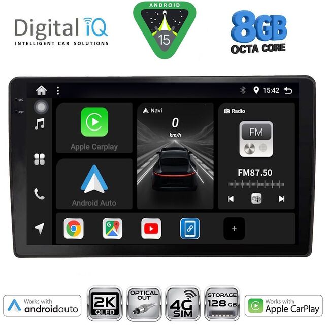 DIGITAL IQ BXK 20005_CPAA (10inc) MULTIMEDIA TABLET for AUDI A4 mod. 2008-2015