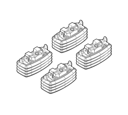 ΑΚΡΑ ΓΙΑ ΜΠΑΡΕΣ NORDRIVE ΓΙΑ FORD FOCUS 3D/5D 02/05-02/11 KIT